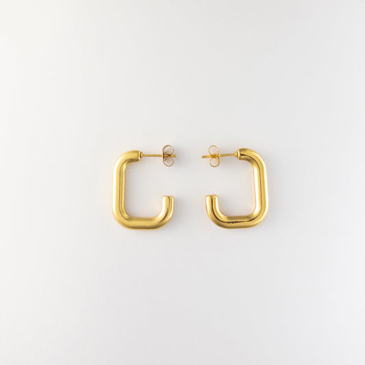 Sleek U-Shaped Hoops