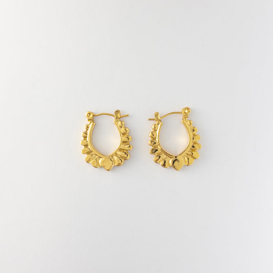 Heart-Petal Inspired Hoop