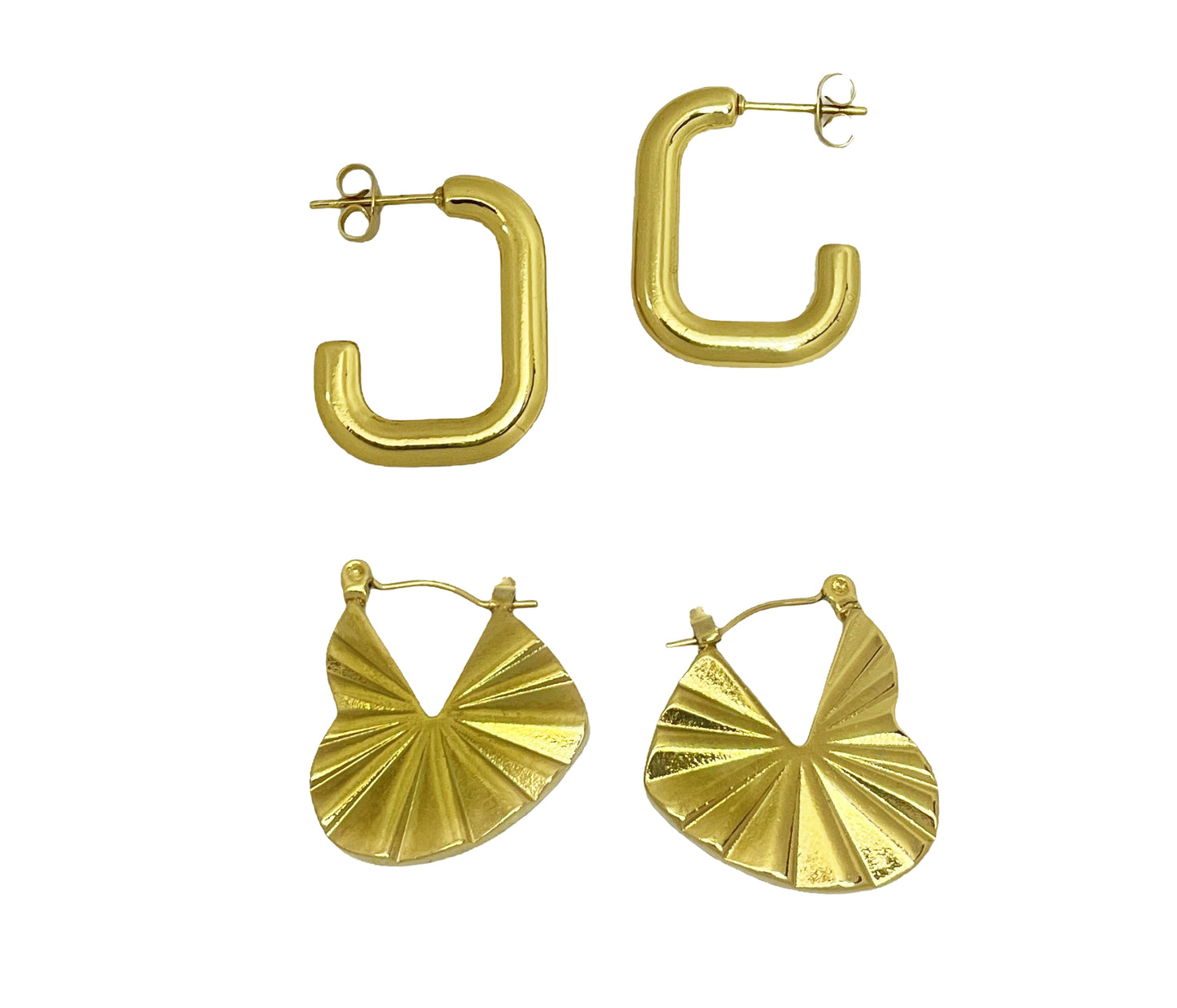 Sleek U Hoops & Fanburst Design Combo