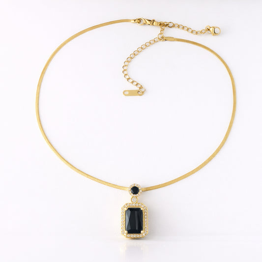 Royal Obsidian Necklace