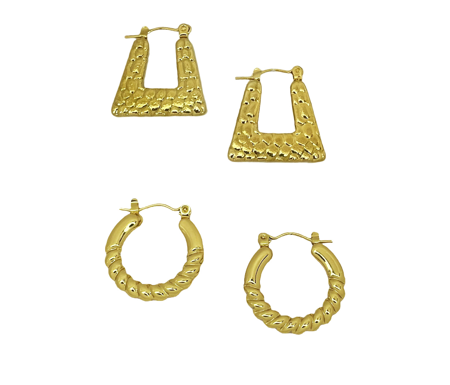 Zychon Luxe Hoops Duo