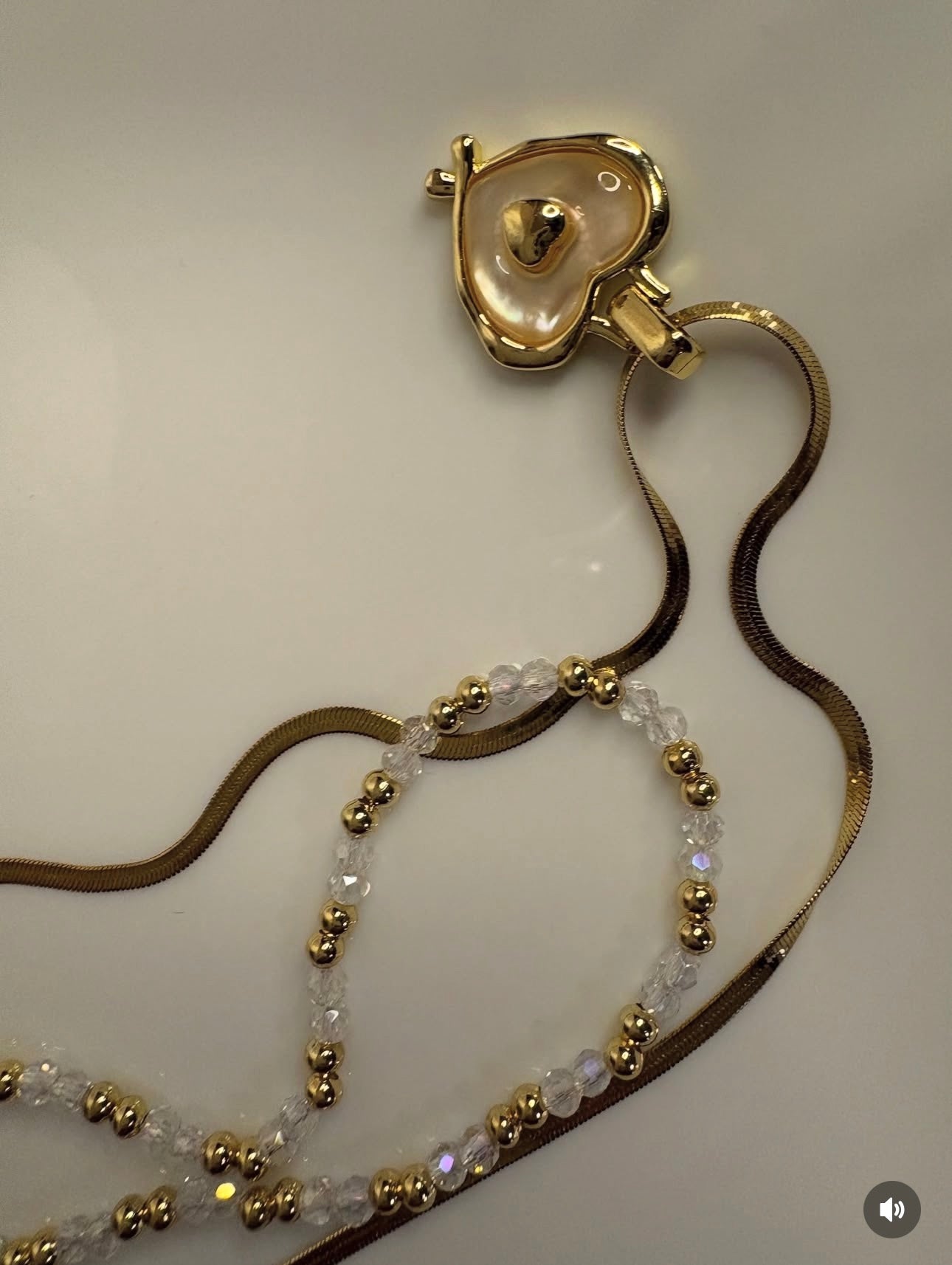 Pearl Heart Necklace