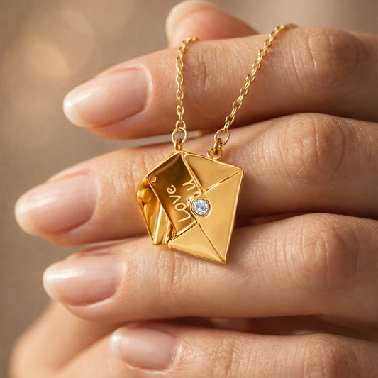 Love Note Gold Secret Locket