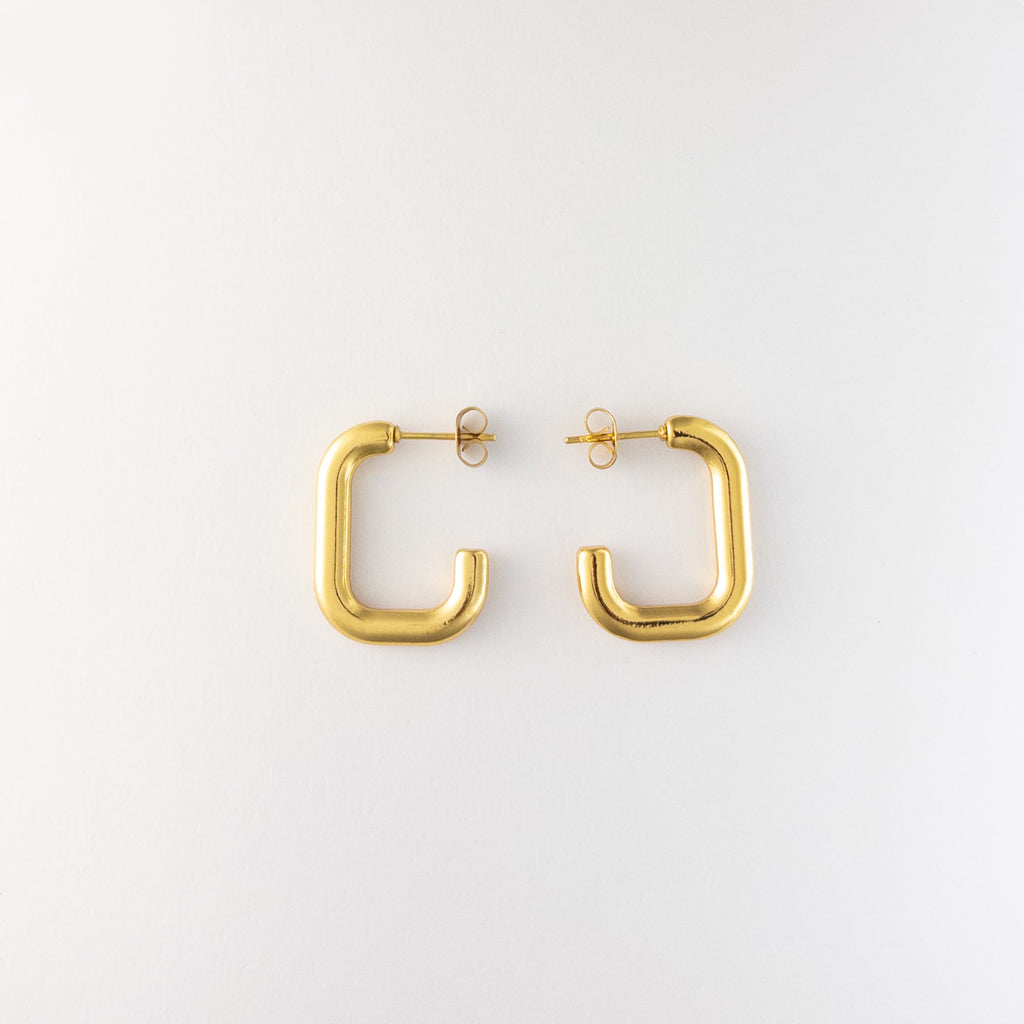 Sleek U-Shaped Hoops