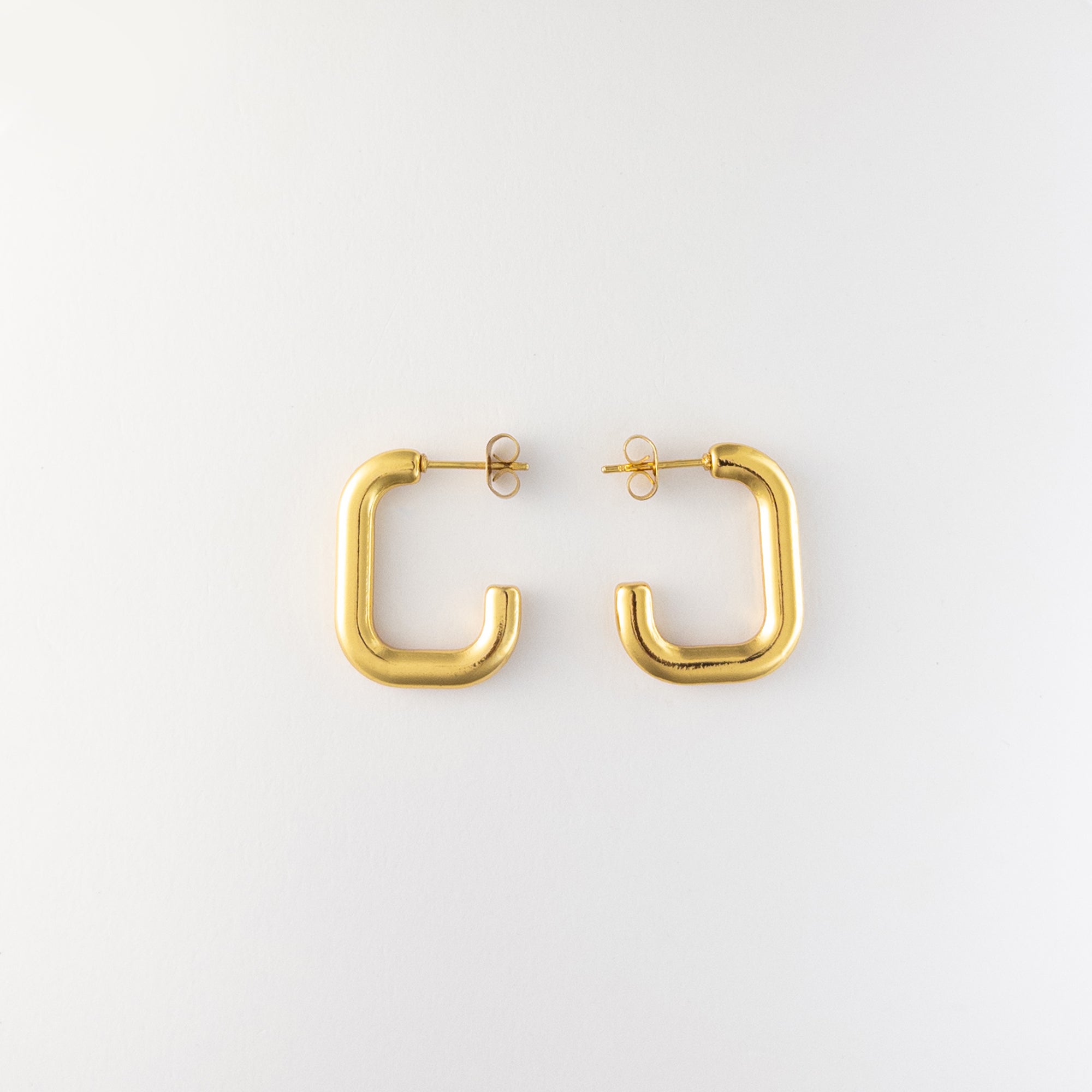 Sleek U-Shaped Hoops