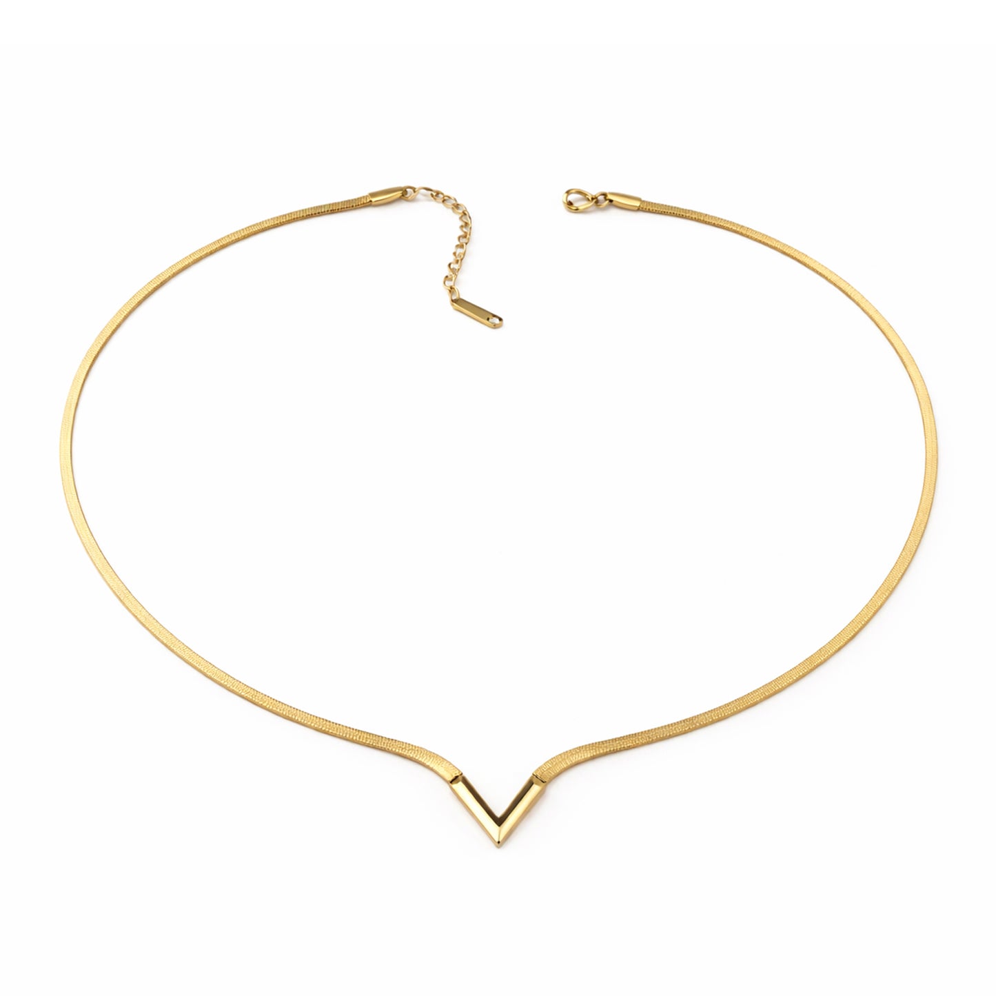 Vertex V white Necklace