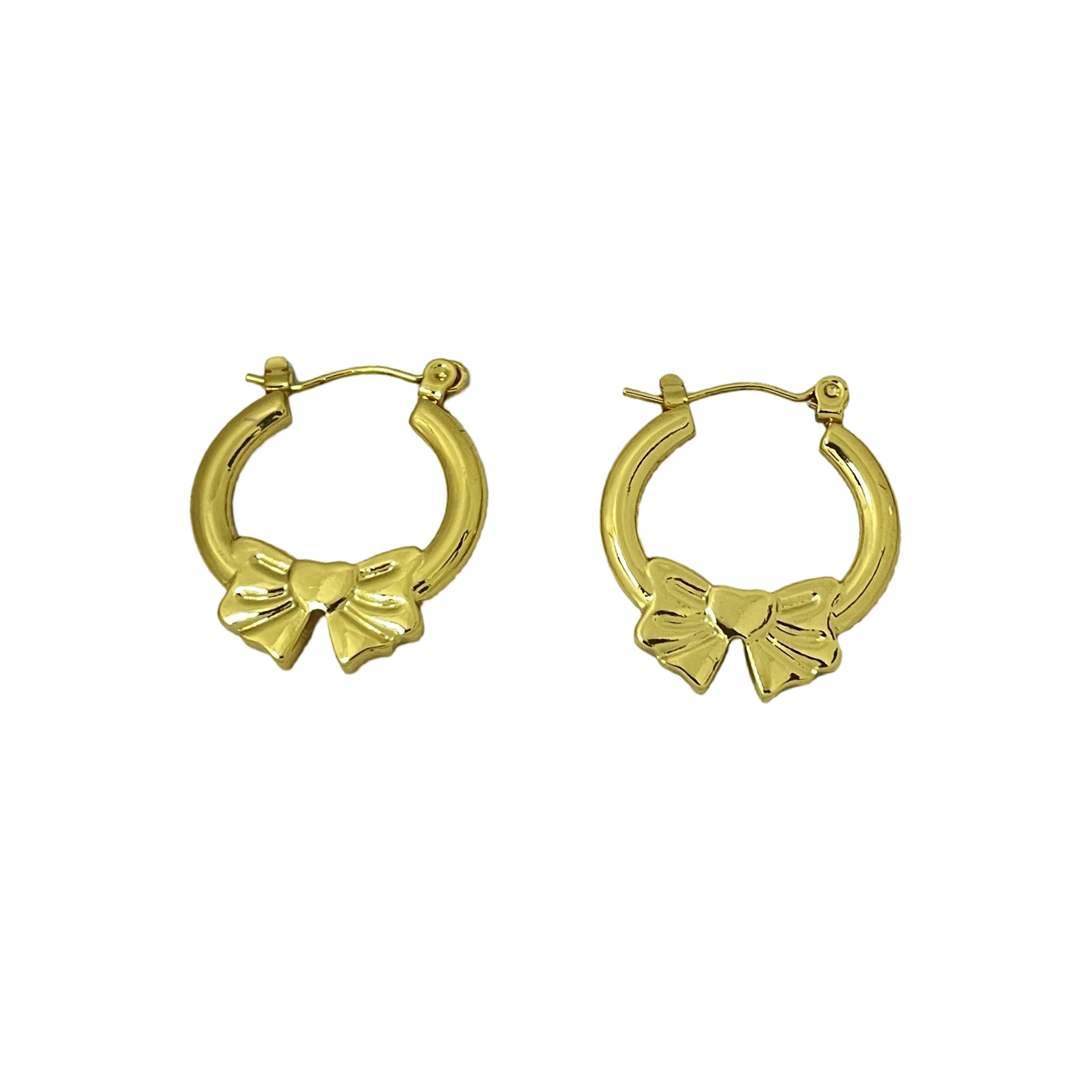 Bow-Accented Hoop