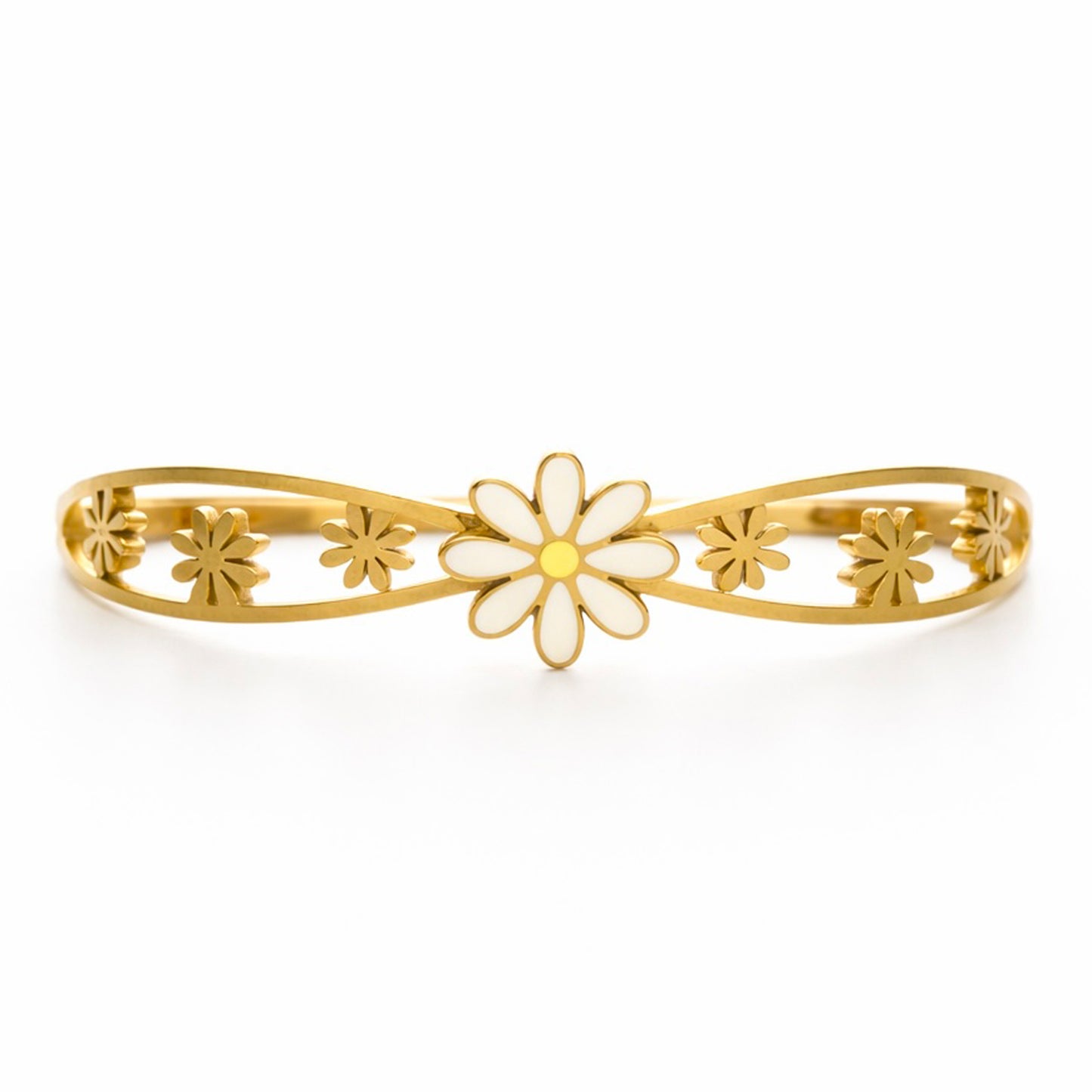 Daisy Glow Gold Bangle