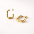Sleek U-Shaped Hoops