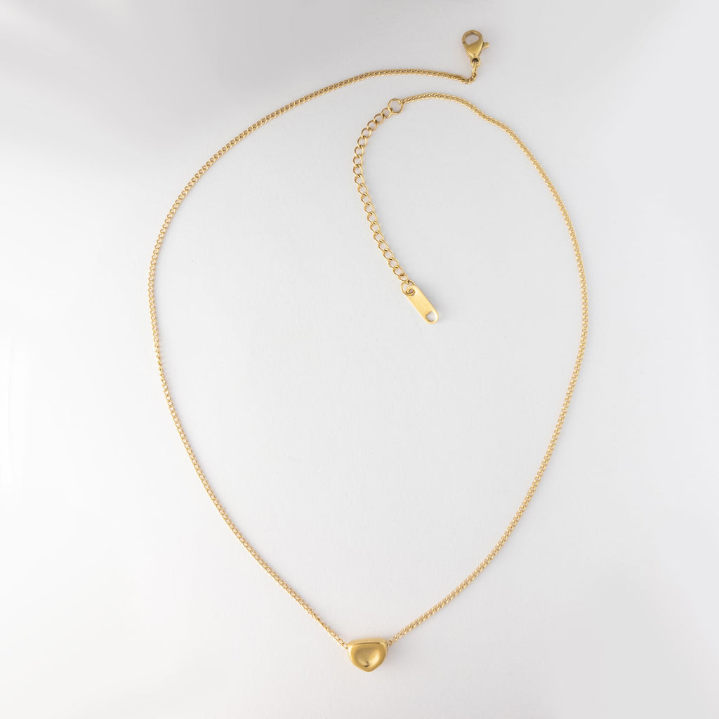 PureShine Dual Chain Necklace with Heart Pendant