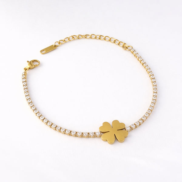 Zychon Four Leaf Clover Bracelet