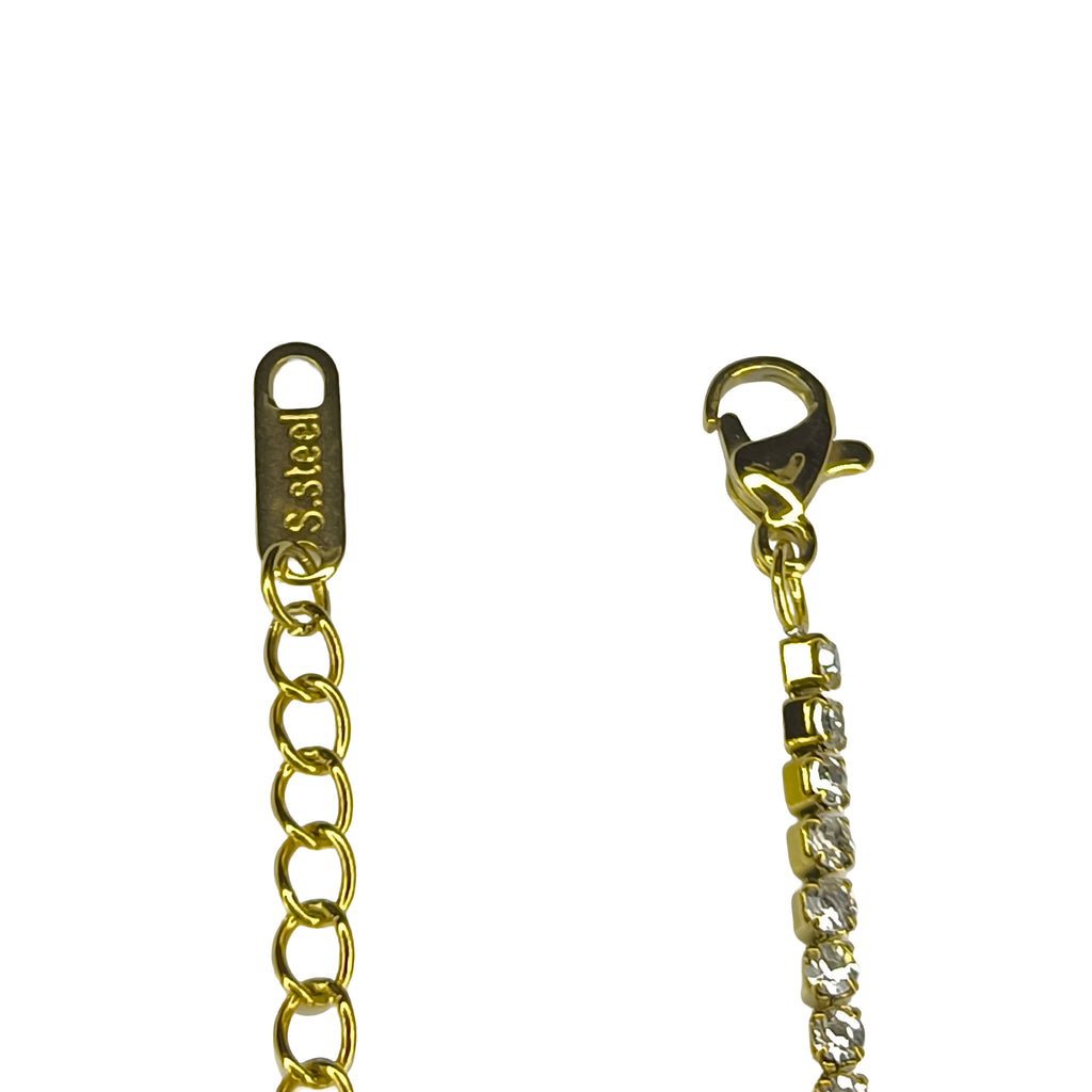 Zychon Four Leaf Clover Anti-Tarnish Bracelet – Gold