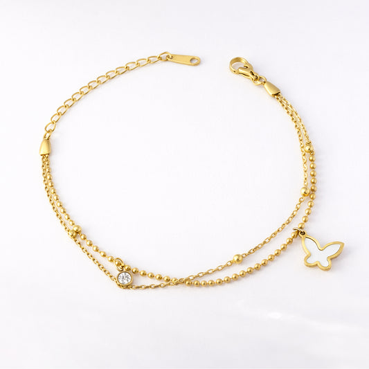 Butterfly Charm Bracelet