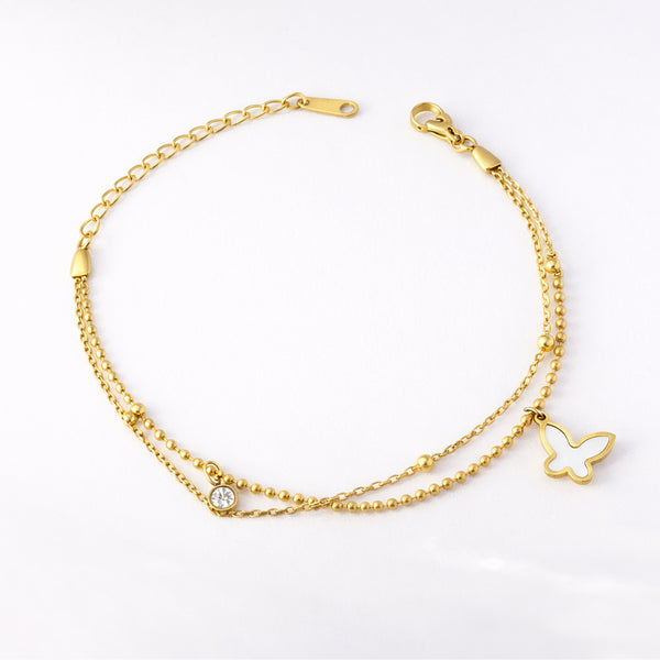 Butterfly Charm Bracelet