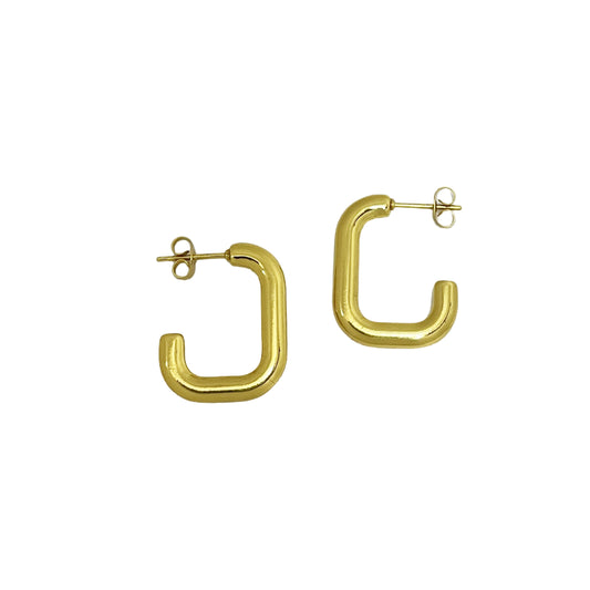 Sleek U-Shaped Hoops