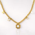 Floral Grace Charm Necklace
