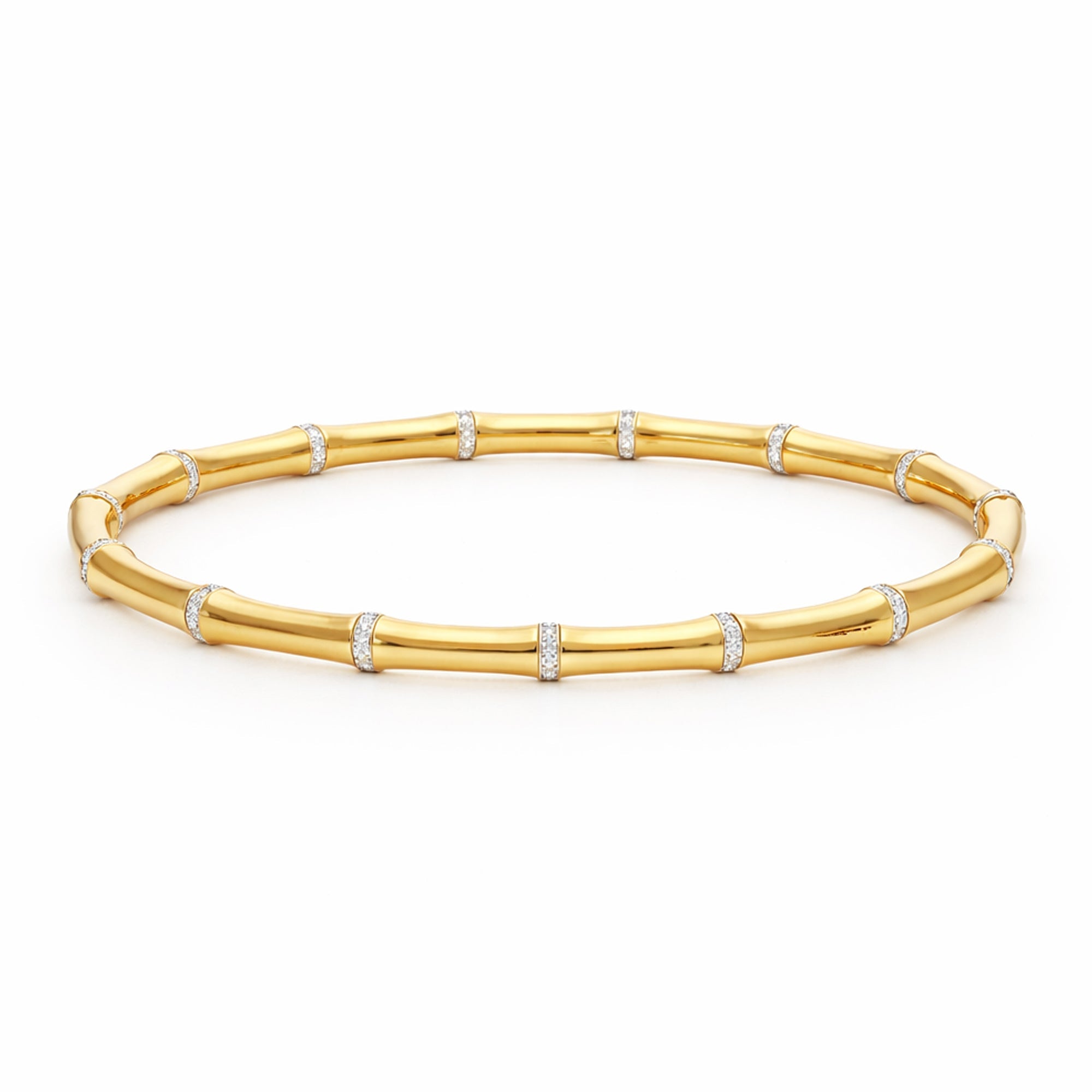 Celeste Bamboo Diamond Cuff