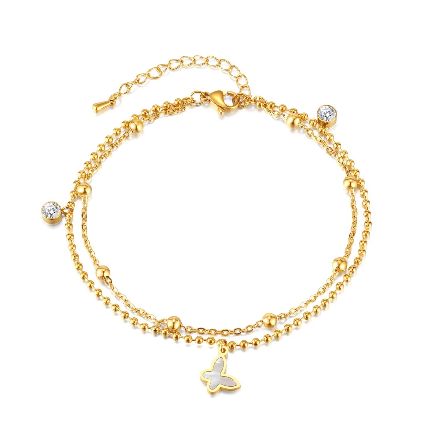 Butterfly Charm Bracelet